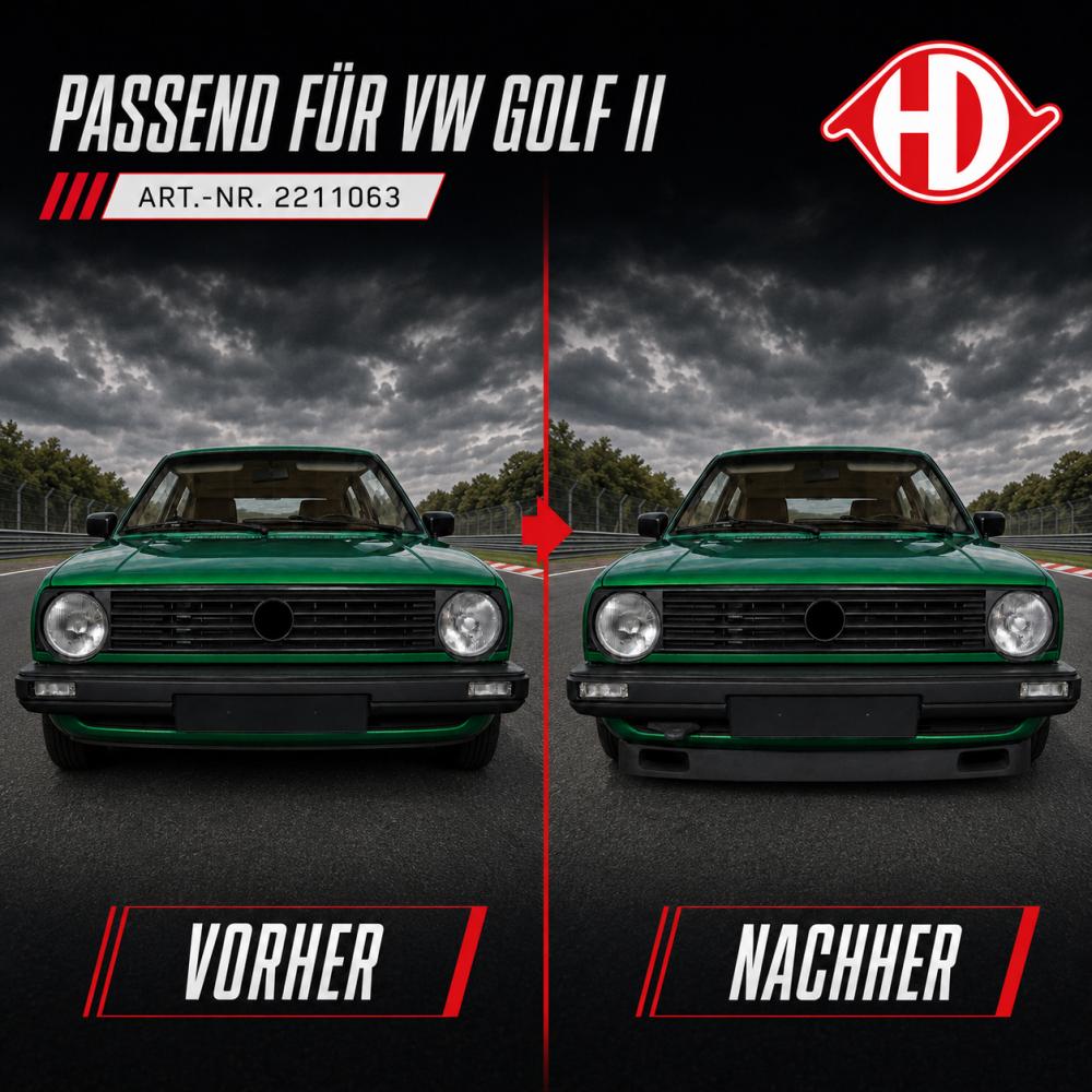 Spoiler avant — Volkswagen Golf II (Typ191) (1983-1991) — vue 2