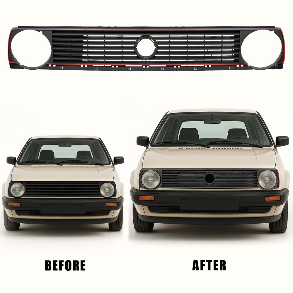 Grille de radiateur — Volkswagen Golf II (Typ191) (1983-1992) — vue 6