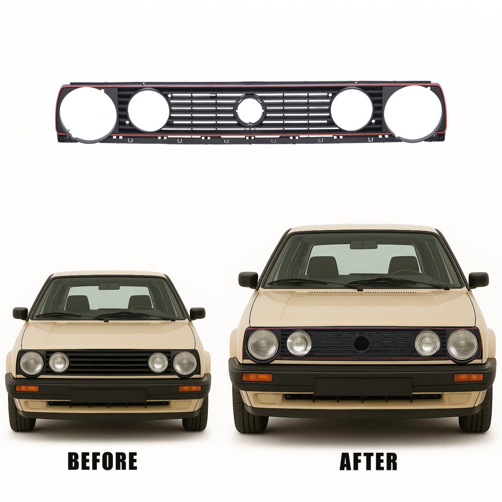 Grille de radiateur — Volkswagen Golf II (Typ191) (1983-1992) — vue 6
