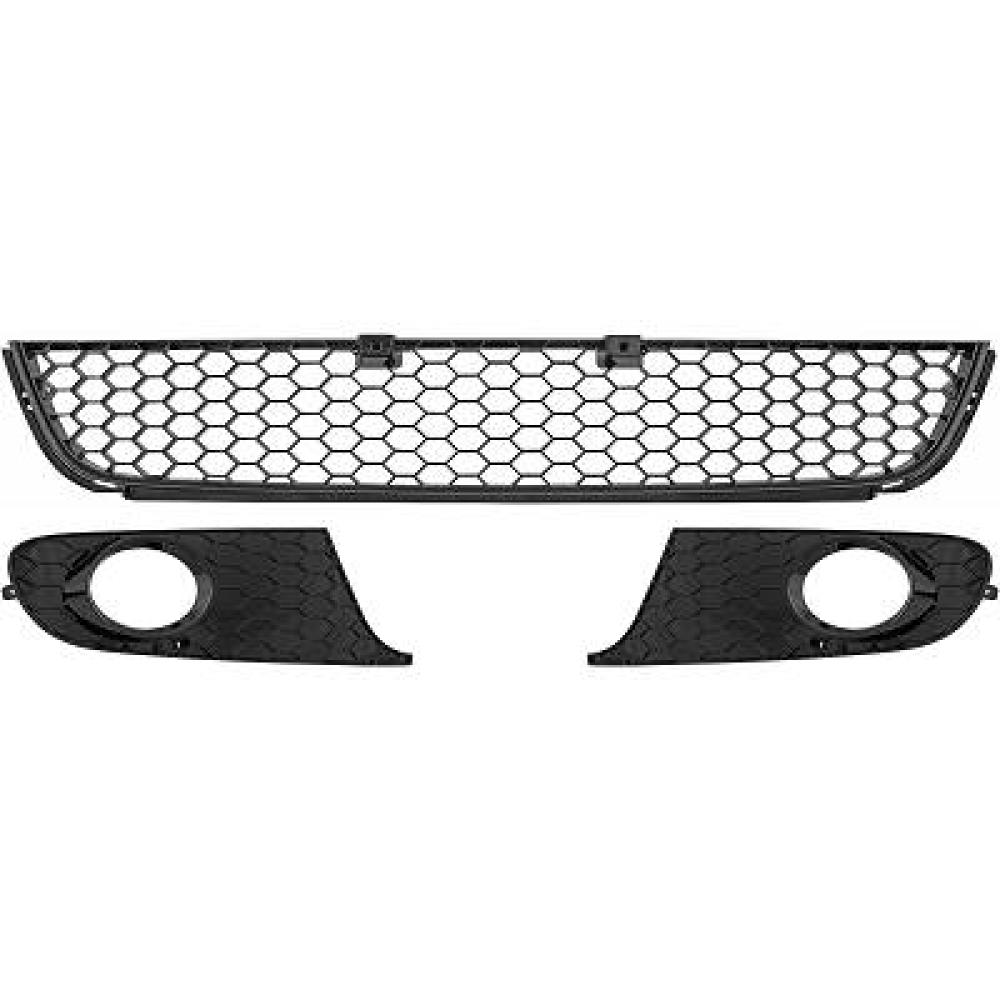 Grille de ventilation, pare-chocs avant — Volkswagen Golf VI Berline (2008-2012)