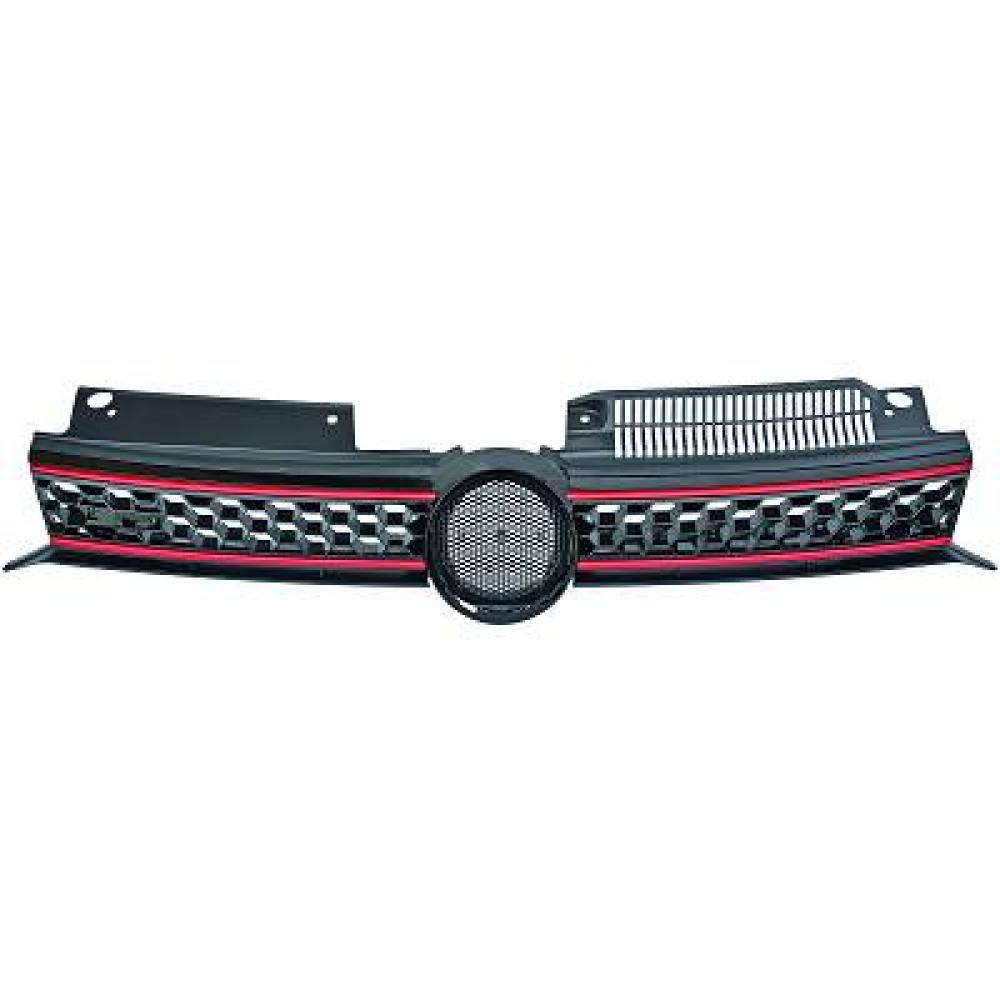 Grille de radiateur — Volkswagen Golf VI GTI/GTD (2008-2012) — réf. 2215840