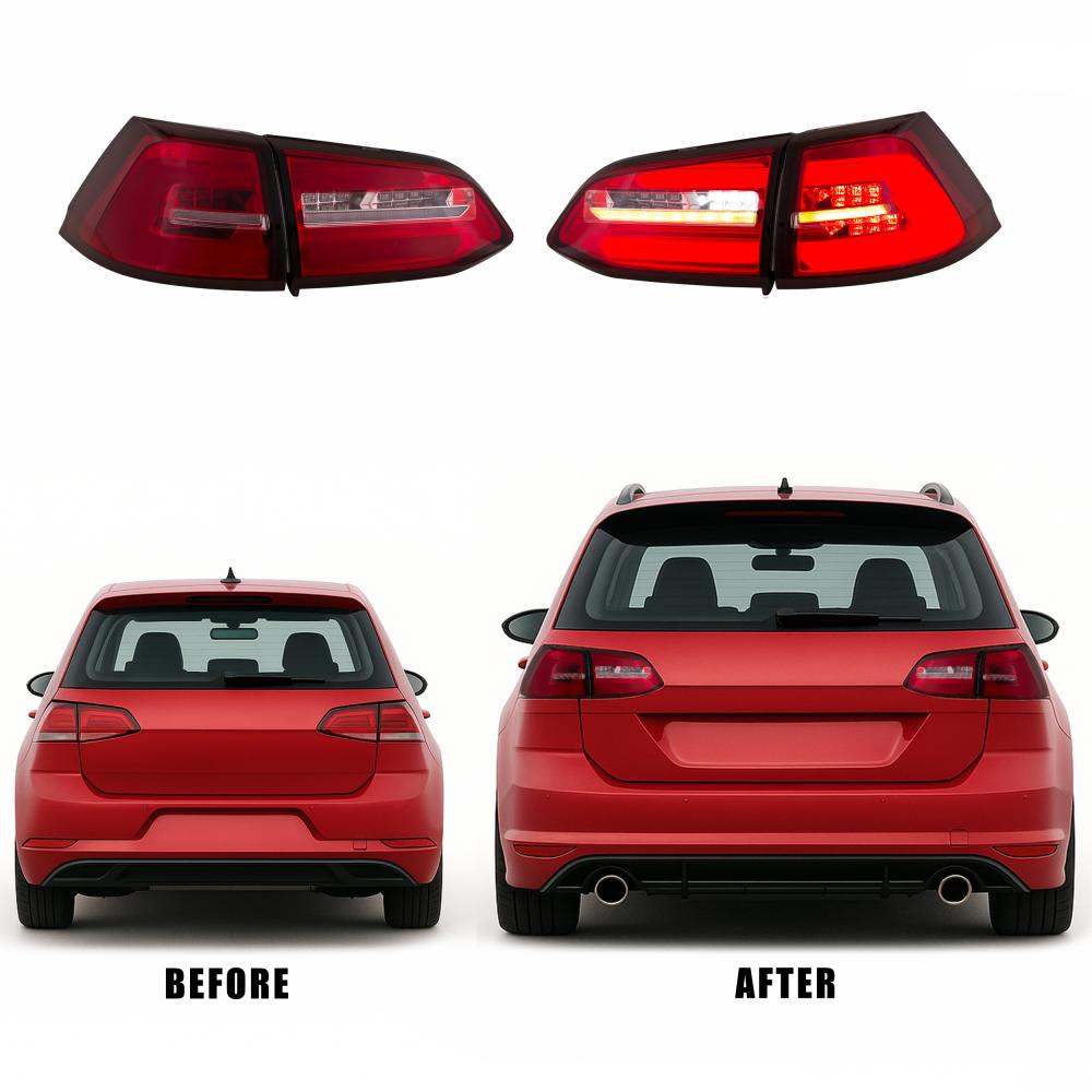 Kit de feux arrières arrière — Volkswagen Golf VII Variant (2012-2017) — vue 2