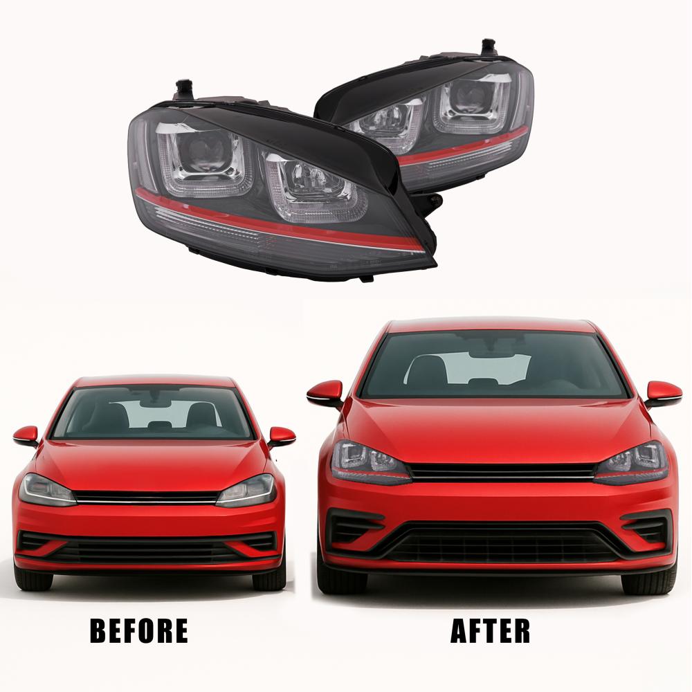 Kit de projecteurs principaux — Volkswagen Golf VII Berline (2012-2017) — vue 7
