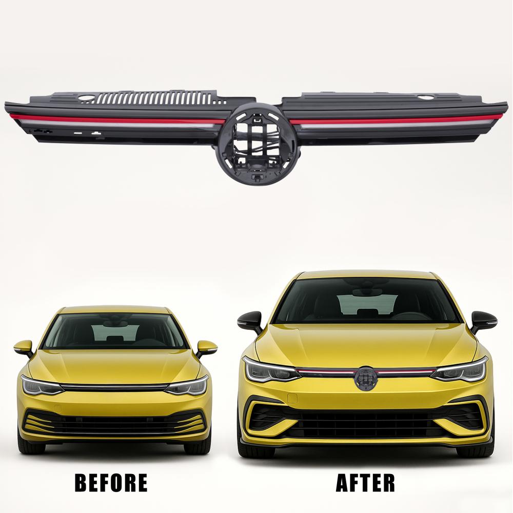 Grille de radiateur — Volkswagen Golf VIII Berline (2020-…) — vue 6