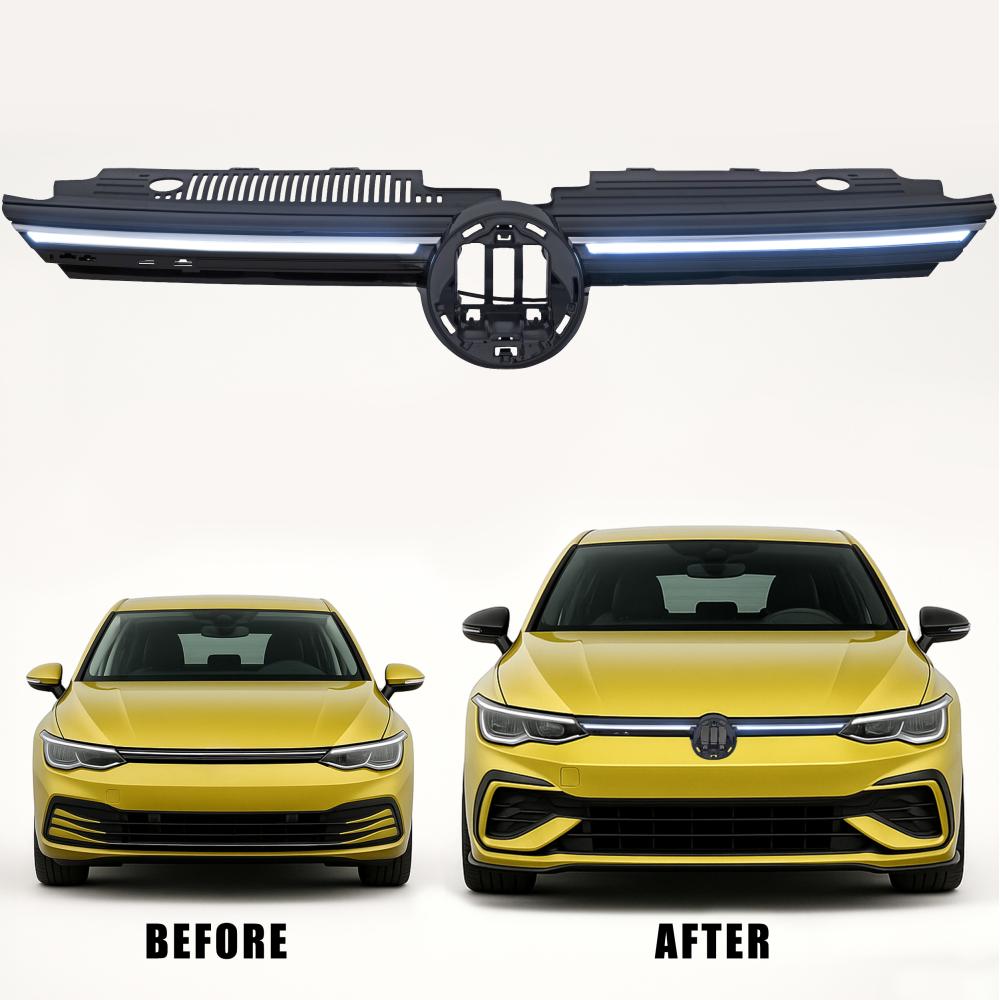 Grille de radiateur — Volkswagen Golf VIII Berline (2020-…) — vue 6