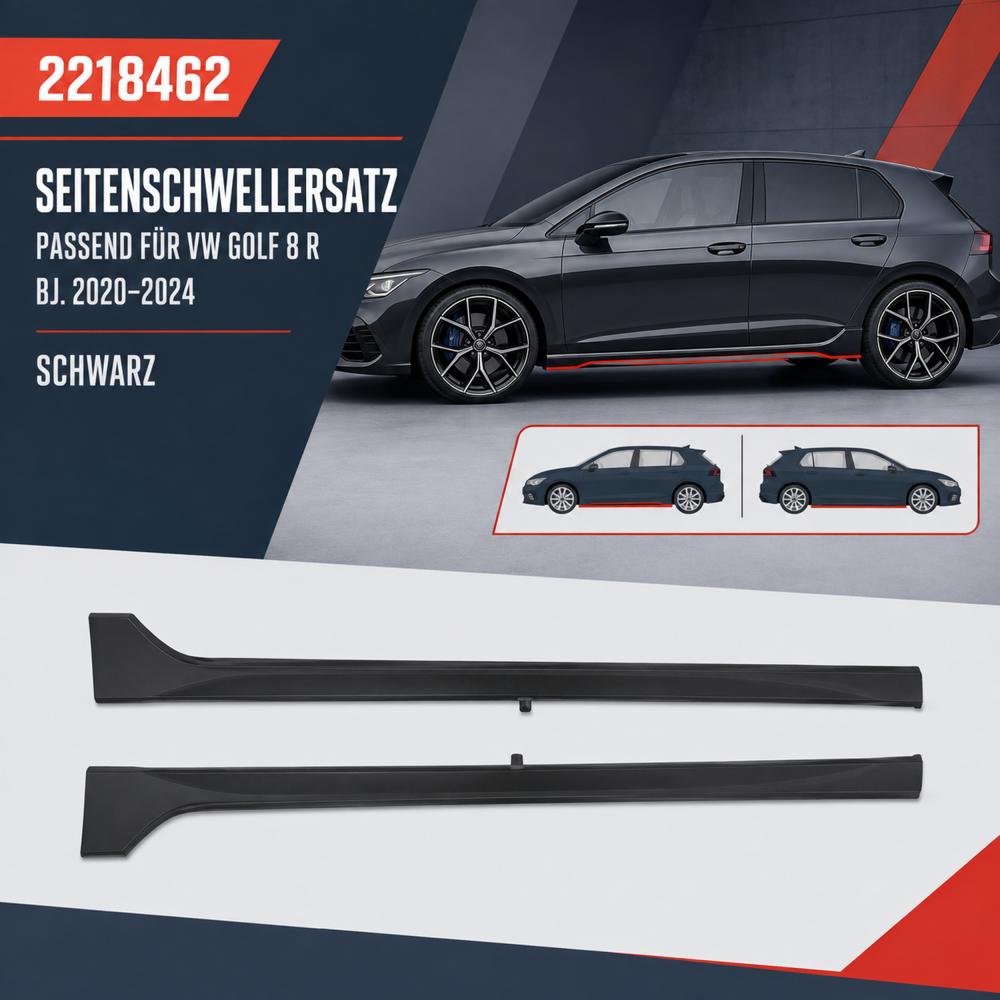 Revêtement de bas de marche gauche inférieur — Volkswagen Golf VIII Berline (2020-…) — vue 2
