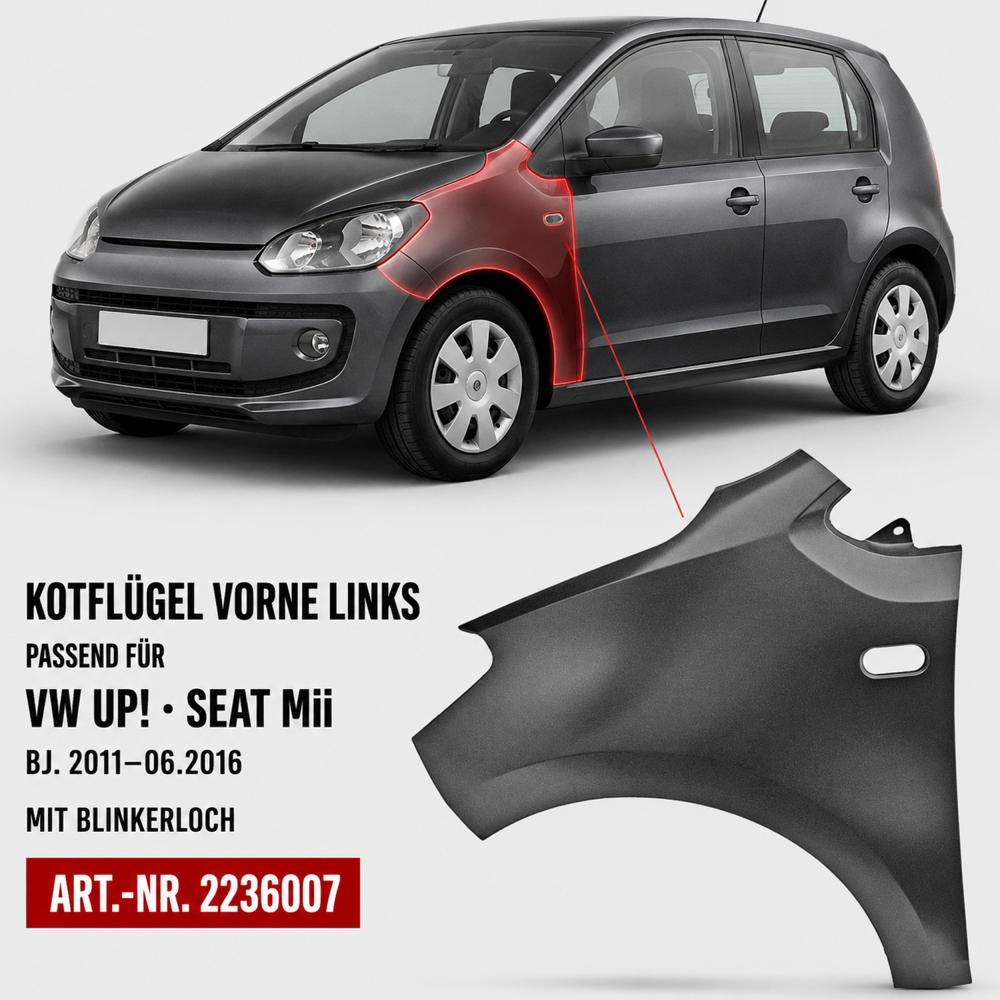 Aile avant gauche — Seat Mii (2011-…) — vue 2
