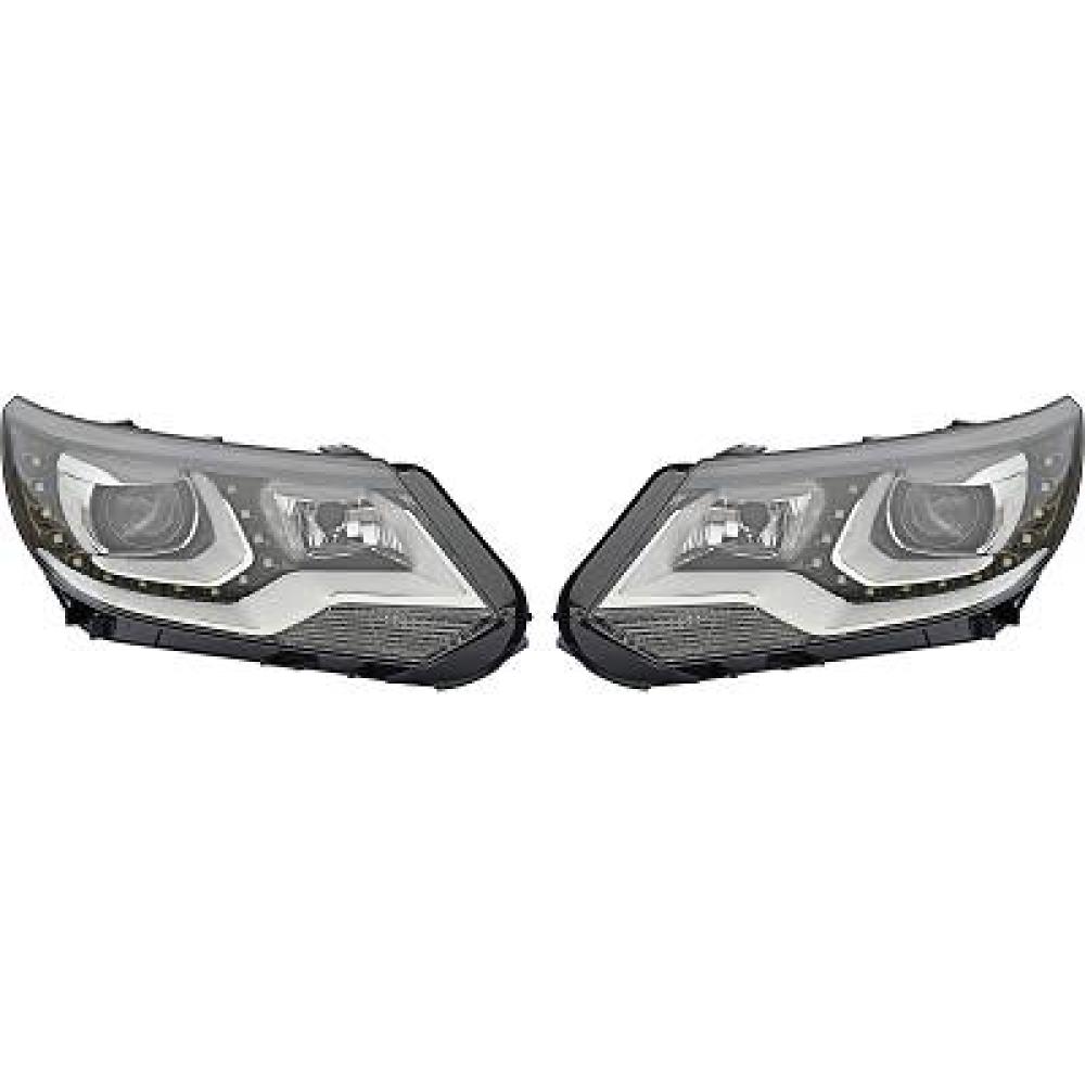Kit de projecteurs principaux — Volkswagen Tiguan (5N) (2011-2016) (+2)