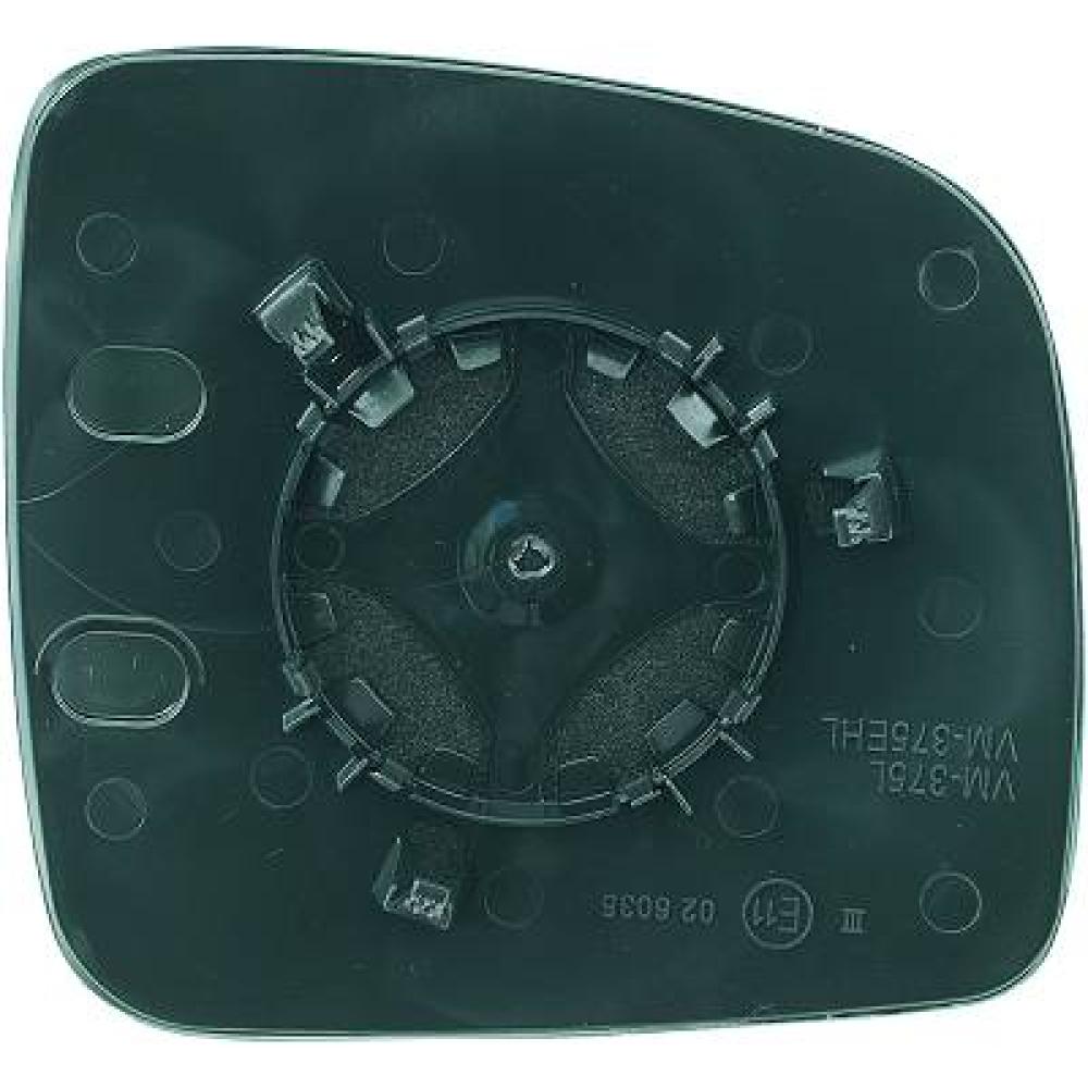 Verre de rétroviseur, rétroviseur extérieur gauche — Volkswagen Caddy III (2003-2010) (+3)