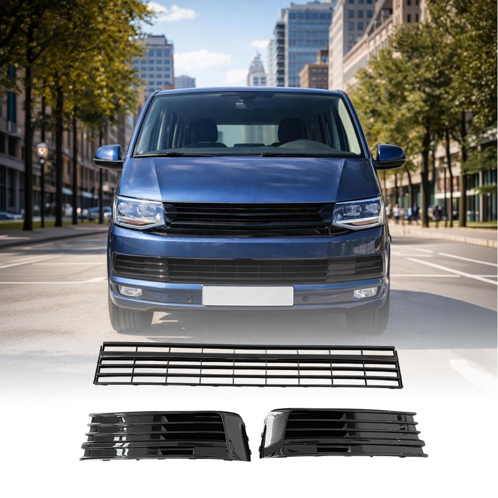 Grille de radiateur Pare-chocs — Volkswagen T6 Multivan/Caravelle (2015-2019) — vue 2