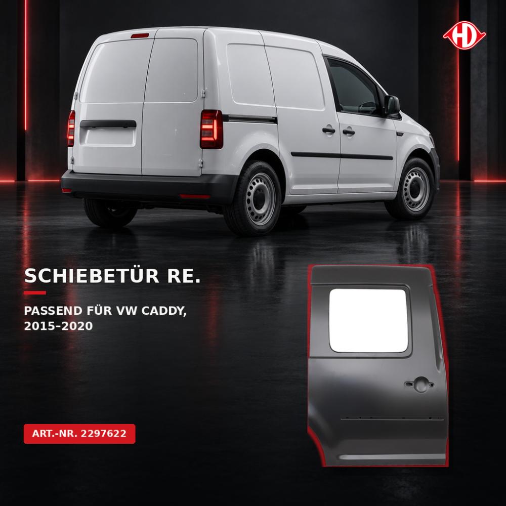 Porte, Carrosserie droite — Volkswagen Caddy V (2015-…) — vue 2