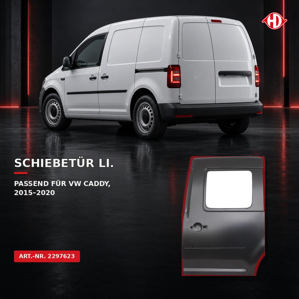 Porte, Carrosserie gauche — Volkswagen Caddy V (2015-…) — vue 2