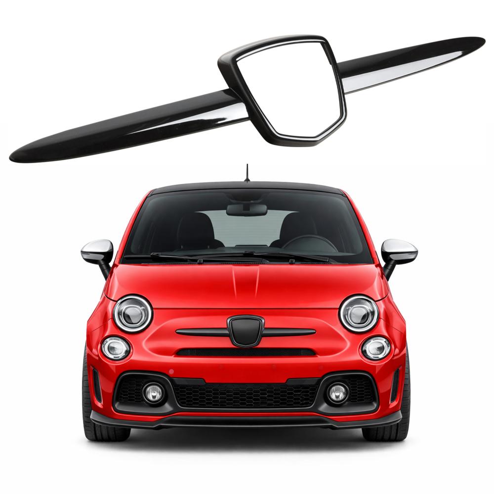 Baguette et bande protectrice, pare-chocs avant — Fiat 500 Berline/Cabrio (2005-2015) — vue 2