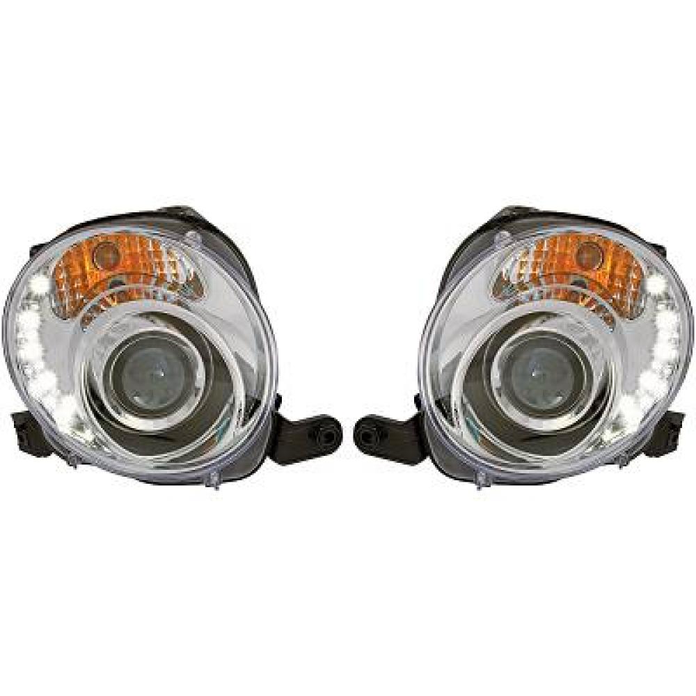 Kit de projecteurs principaux — Fiat 500 Berline/Cabrio (2005-2015) — réf. 3405285
