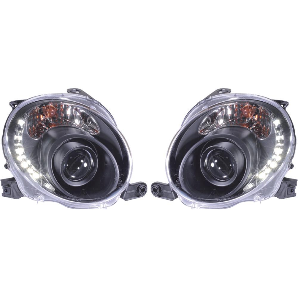Kit de projecteurs principaux — Fiat 500 Berline/Cabrio (2005-2015) — réf. 3405385