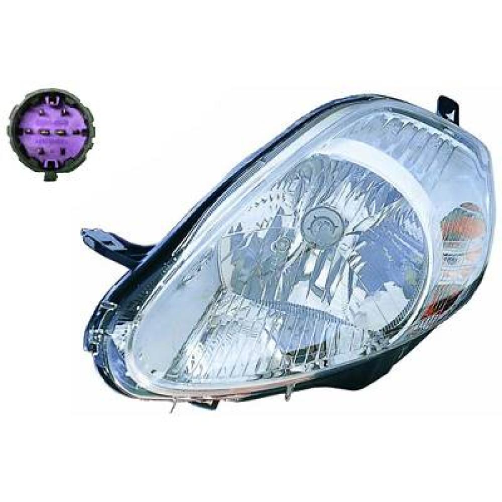 Projecteur principal gauche — Fiat Grande Punto (2005-2009) — réf. 3456183