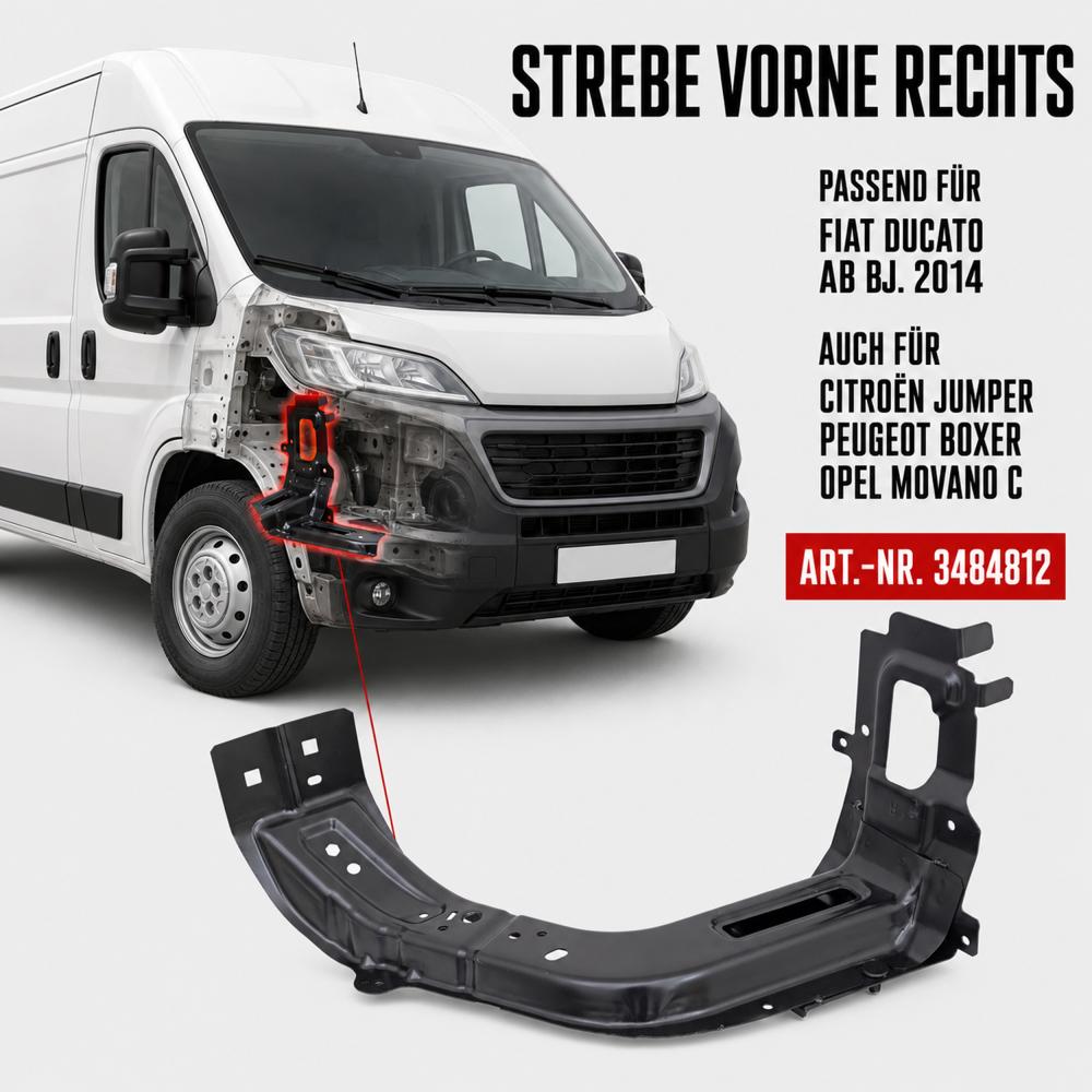 Revêtement avant avant droite — Citroën Jumper (2014-…) — vue 2