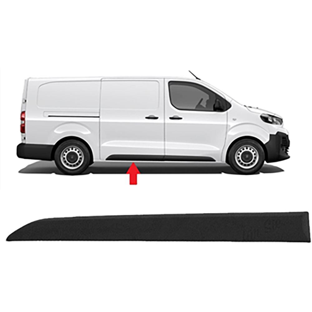 Baguette et bande protectrice, porte arrière droite — Citroën Jumpy / Spacetourer (2016-…) — réf. 4098224