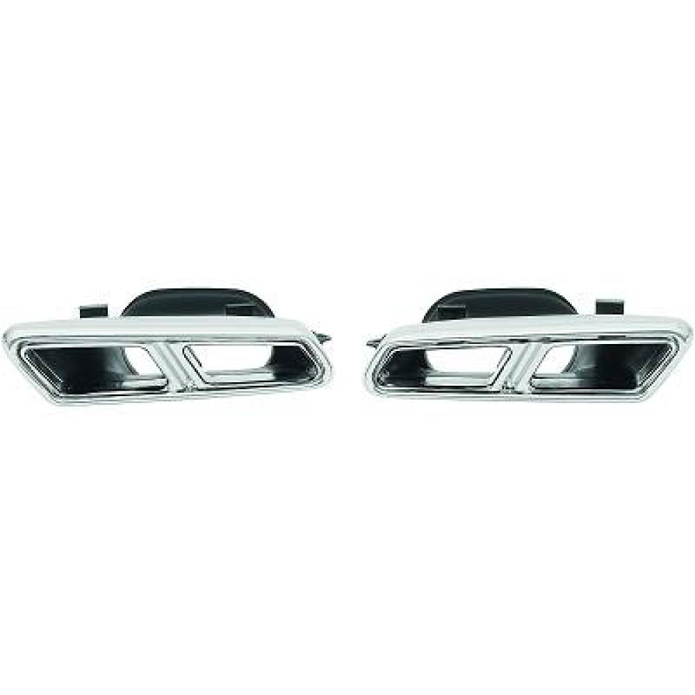 Déflecteur de tuyau de sortie gauche — Mercedes-Benz E-Classe E220-500 W212 (2013-2016) (+1)