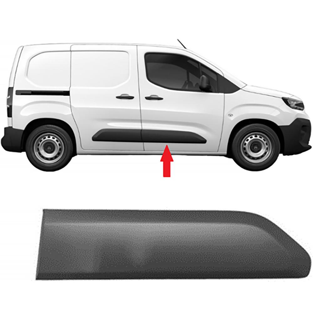 Baguette et bande protectrice, porte avant droite — Citroën Berlingo Multispace/Fourgon (2018-…) — réf. 4214920