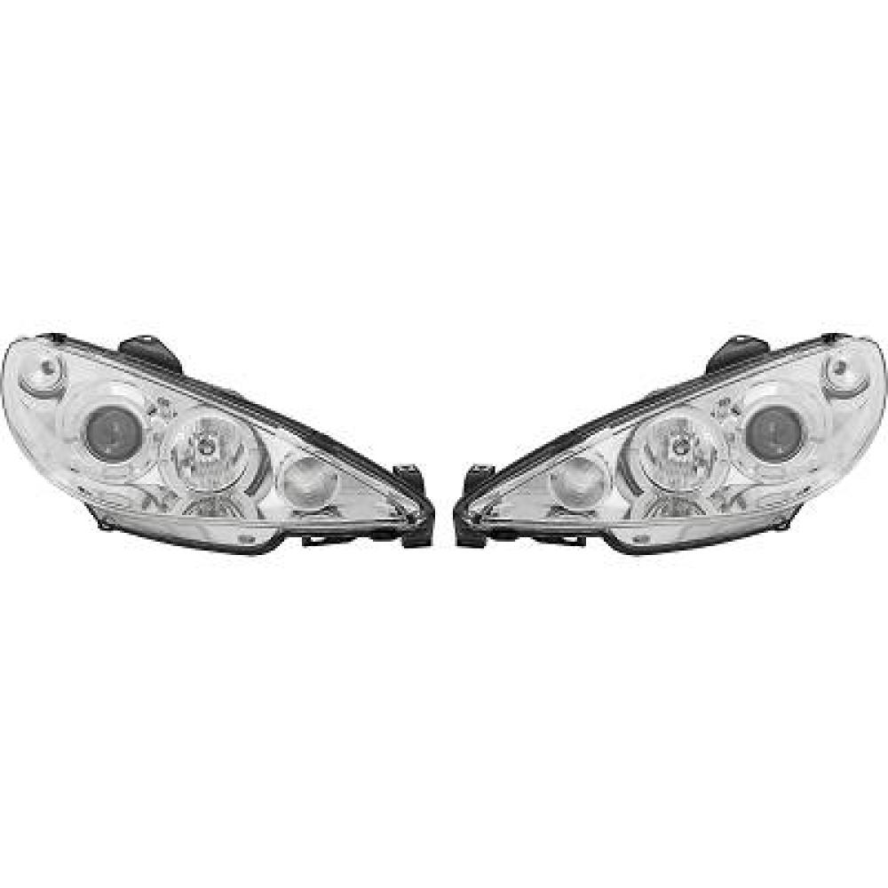 Kit de projecteurs principaux — Peugeot 206/206CC (1998-2006) — réf. 4225580