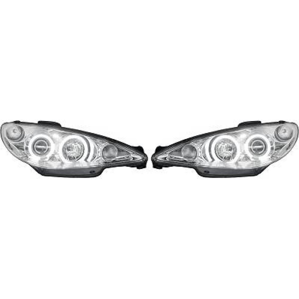 Kit de projecteurs principaux — Peugeot 206/206CC (1998-2006) — réf. 4225581
