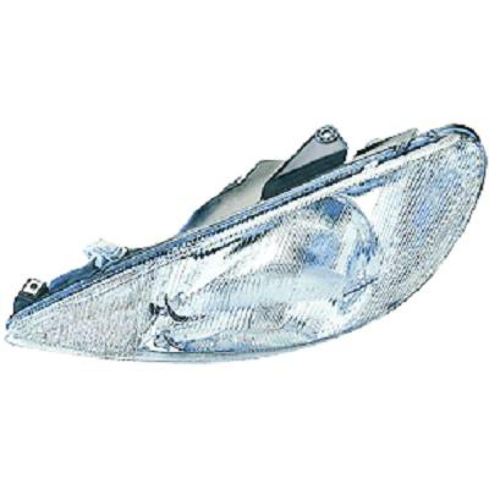 Projecteur principal gauche — Peugeot 206/206CC (1998-2008) — réf. 4225981