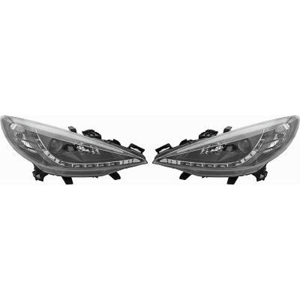 Kit de projecteurs principaux — Peugeot 207 (2006-2012) — réf. 4226486