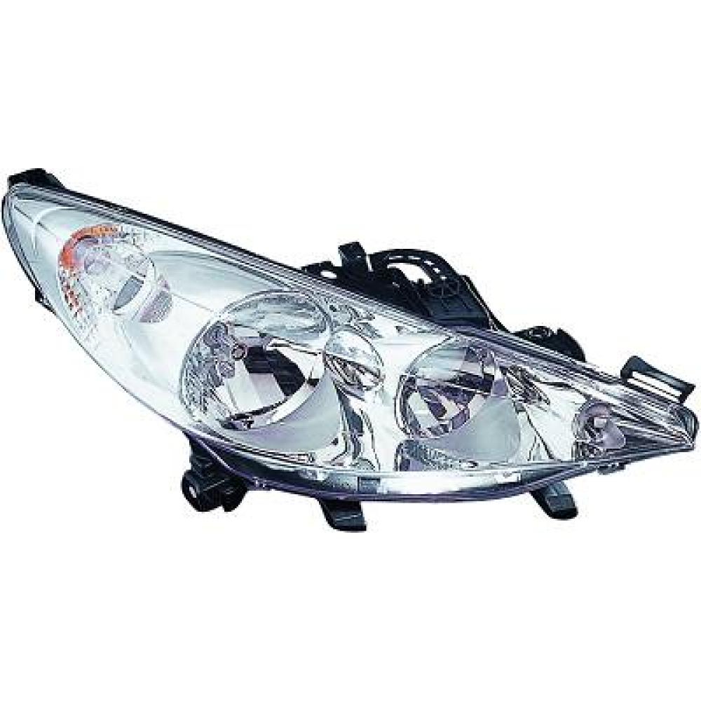 Projecteur principal droite — Peugeot 207 (2006-2009) — réf. 4226980