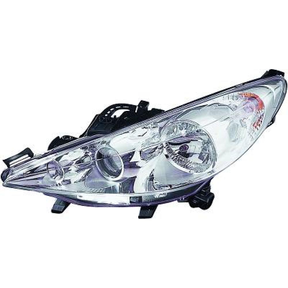 Projecteur principal gauche — Peugeot 207 (2006-2009) — réf. 4226983