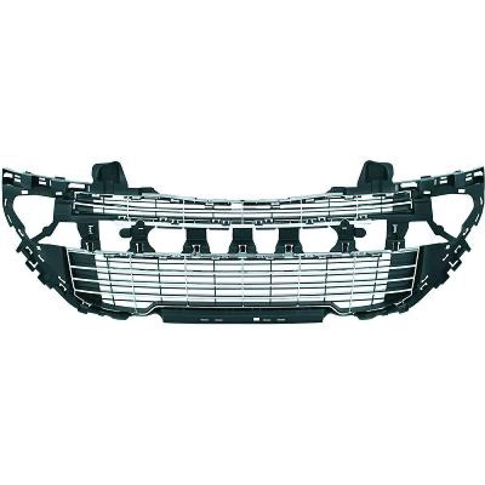 Grille de ventilation, pare-chocs centre — Peugeot 308 Berline/Break (2007-2011) — réf. 4235047