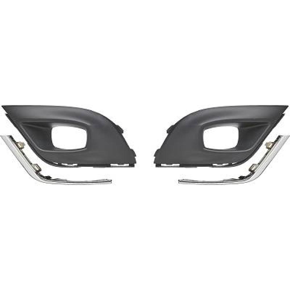 Grille de ventilation, pare-chocs avant droite — Renault Clio IV (2016-2019) — réf. 4416149