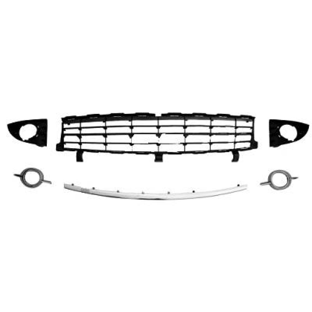 Grille de ventilation, pare-chocs avant — Renault Scenic (2006-2009) — réf. 4464745