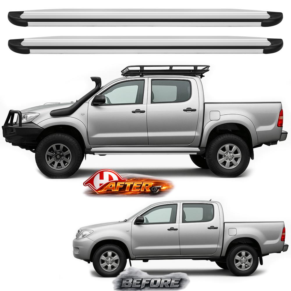 Marche-pied Montage latéral — Toyota Hilux (KUN) (2005-2011) — vue 2