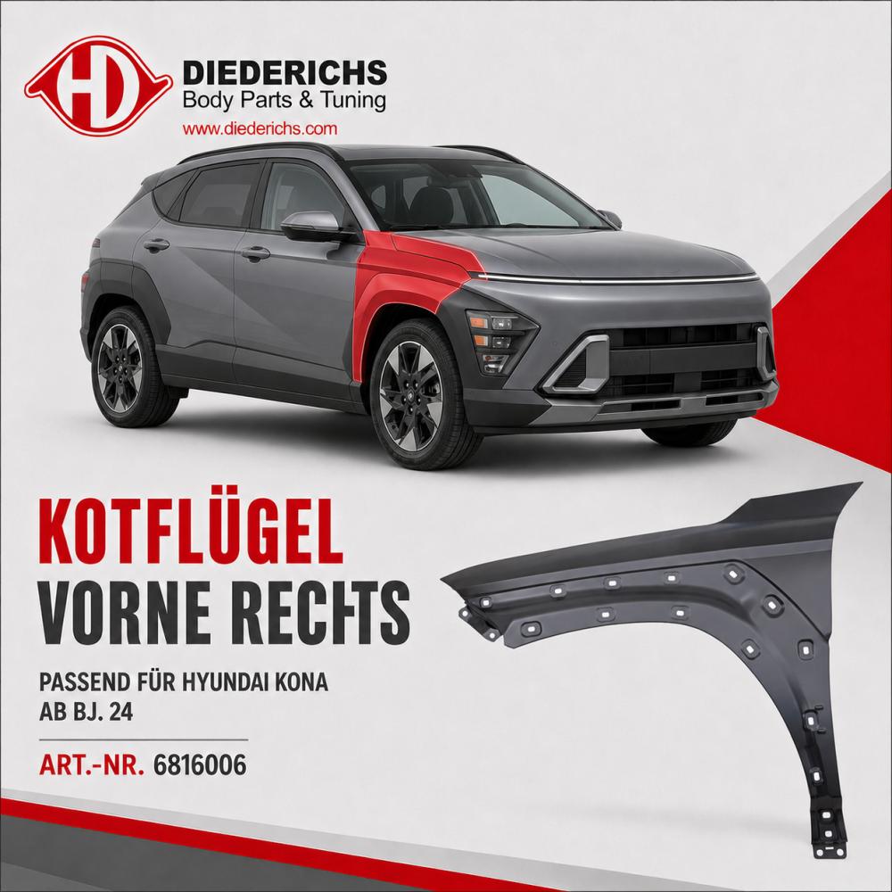 Pièce de carrosserie — Hyundai Kona (2024-…) — vue 2