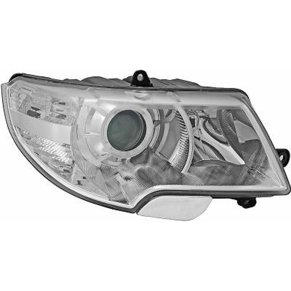 Projecteur principal droite — Skoda Superb (2008-2012) — réf. 7840180
