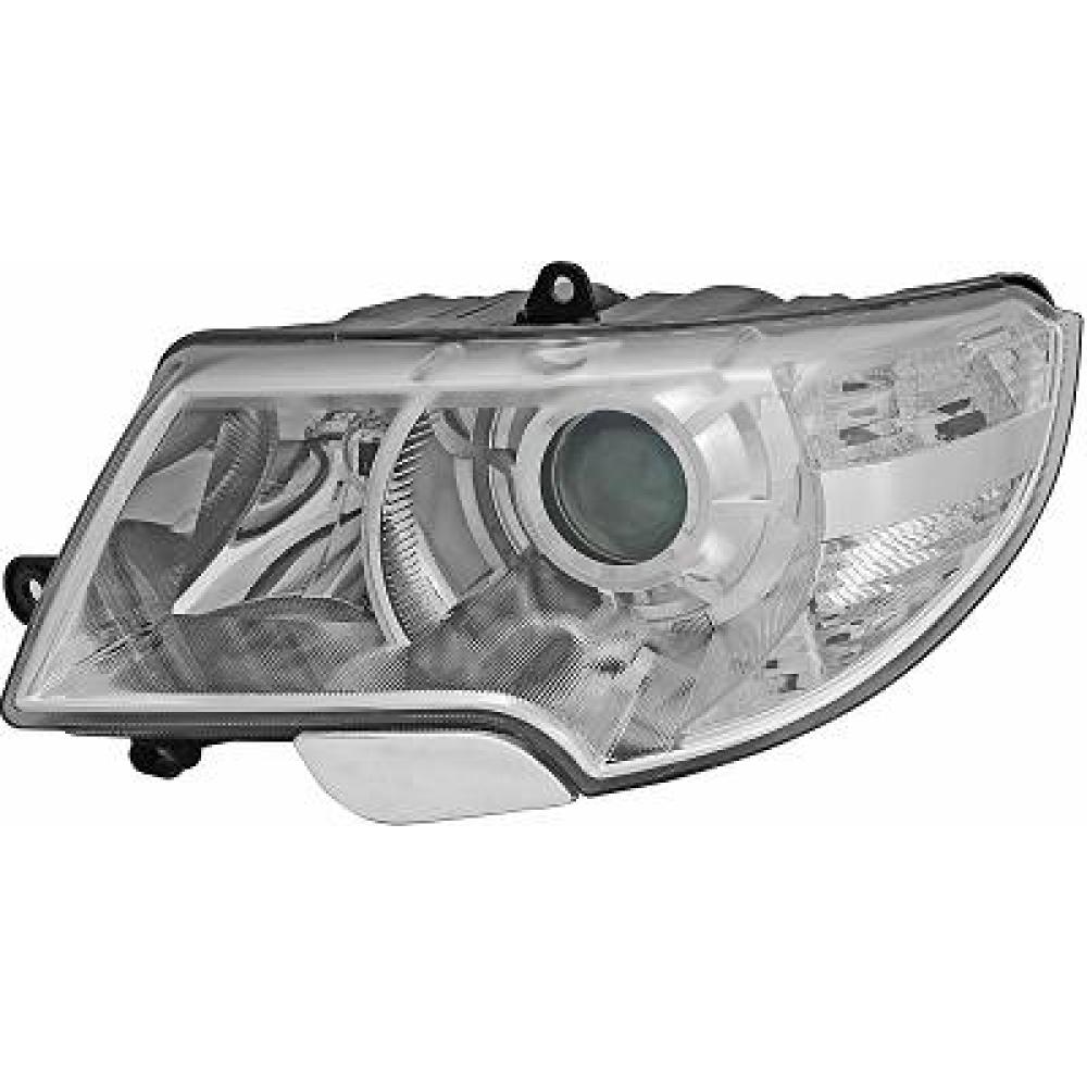 Projecteur principal gauche — Skoda Superb (2008-2012) — réf. 7840181