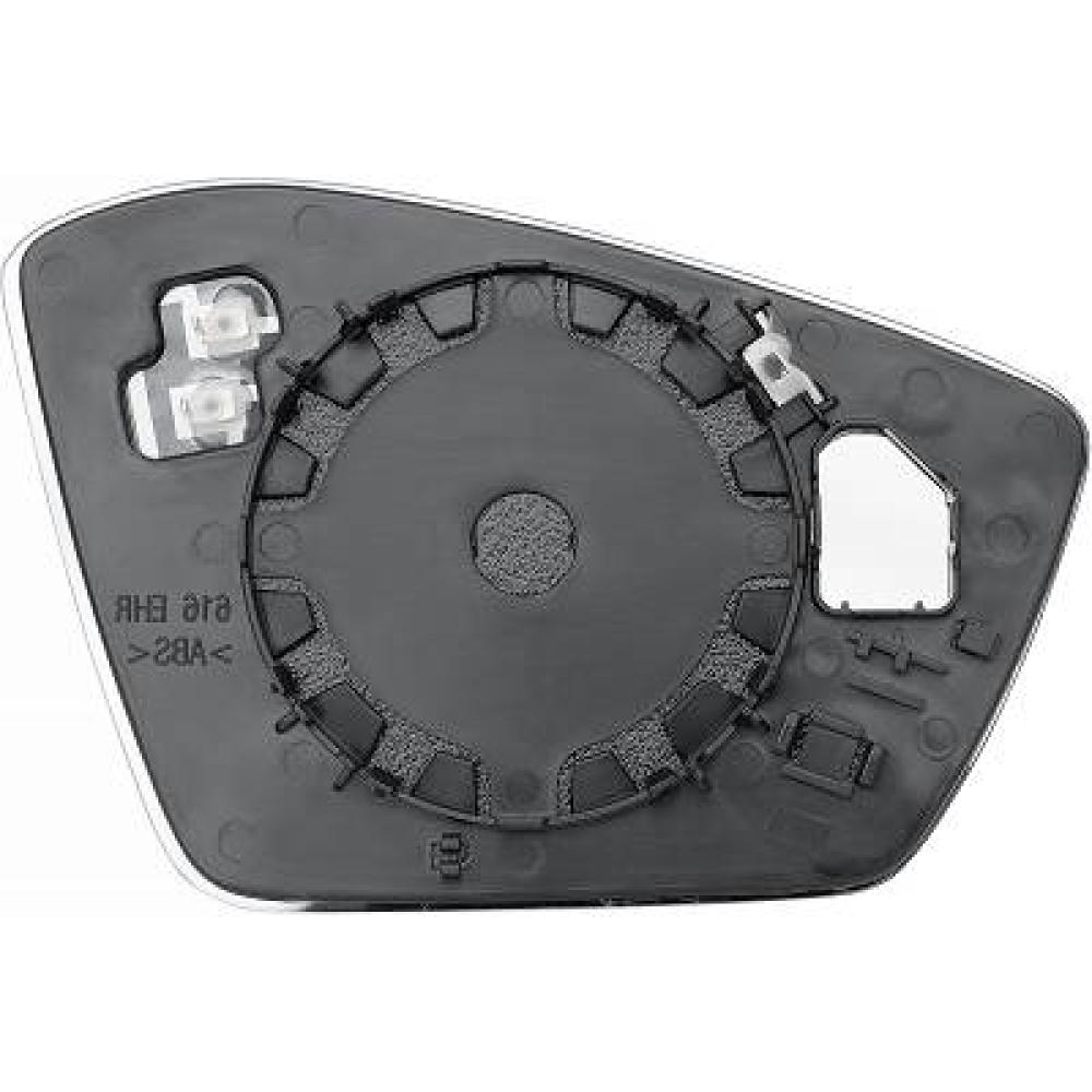 Verre de rétroviseur, rétroviseur extérieur gauche — Skoda Superb Berline/Break (2015-2019) — réf. 7842127