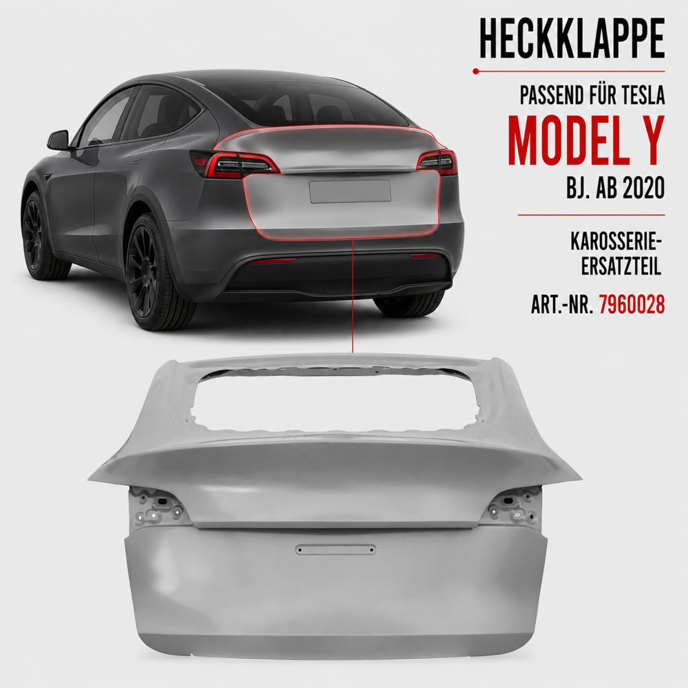 Porte arrière — Tesla Model Y (2020-…) — vue 6