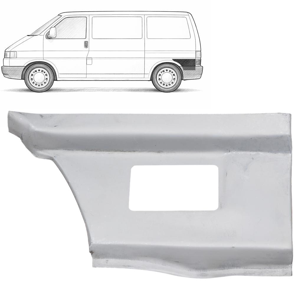 Panneau latéral arrière gauche — Volkswagen T4 Caravel/Multiv/Transporter (1990-2003) — vue 3