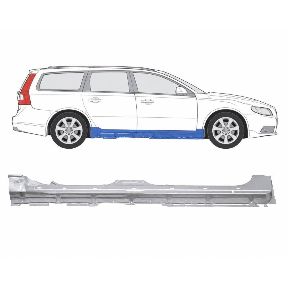 Marche-pied droite — Volvo V70 (2007-…) — vue 2