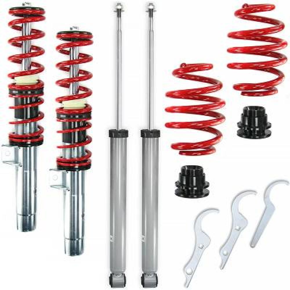 Jeu de suspensions, ressorts/amortisseurs — BMW Série 3 (E46) Berline/Touring (1998-2001)