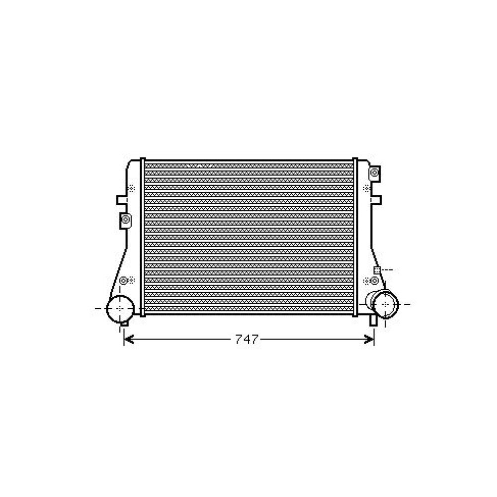 Intercooler, échangeur — multi-véhicules (16 modèles)