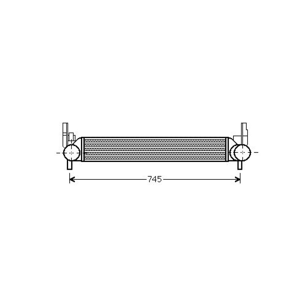 Intercooler, échangeur — Audi A1 (2010-2015) (+4)