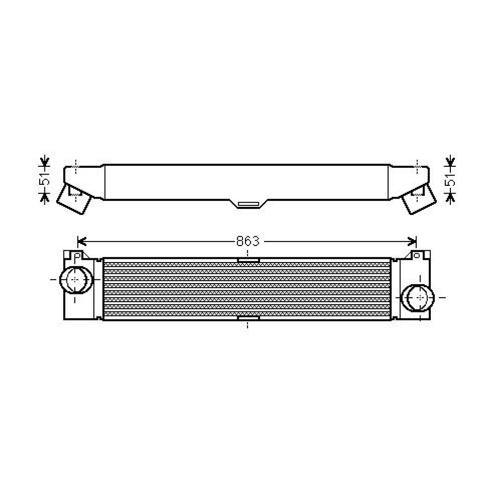 Intercooler, échangeur — Citroën Jumper (2006-2014) (+1)