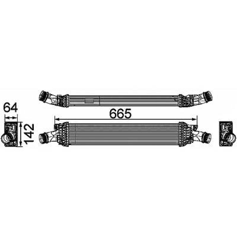 Intercooler, échangeur — Audi A4 Berline/Avant (8K/8E) (2007-2011) (+2)