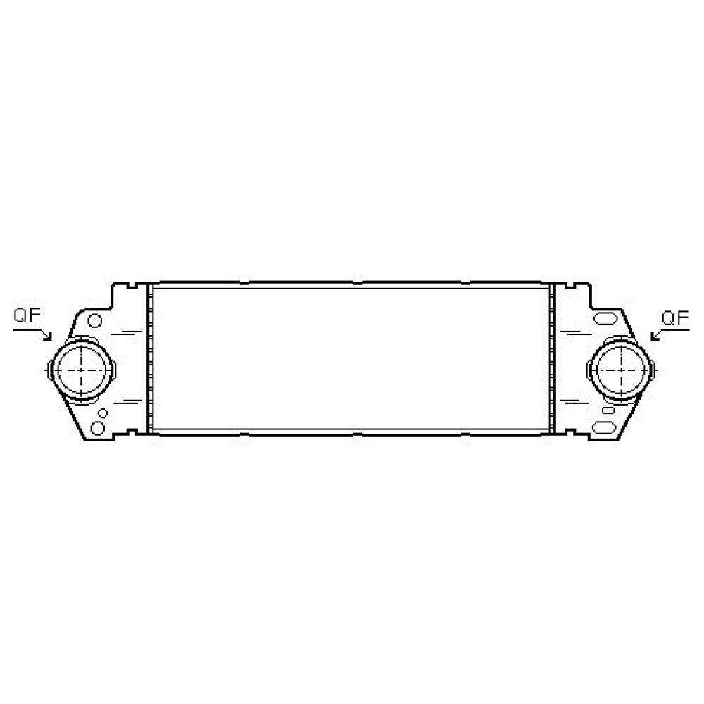 Intercooler, échangeur — Volkswagen T5 Multivan/Caravelle (2003-2009) (+1)
