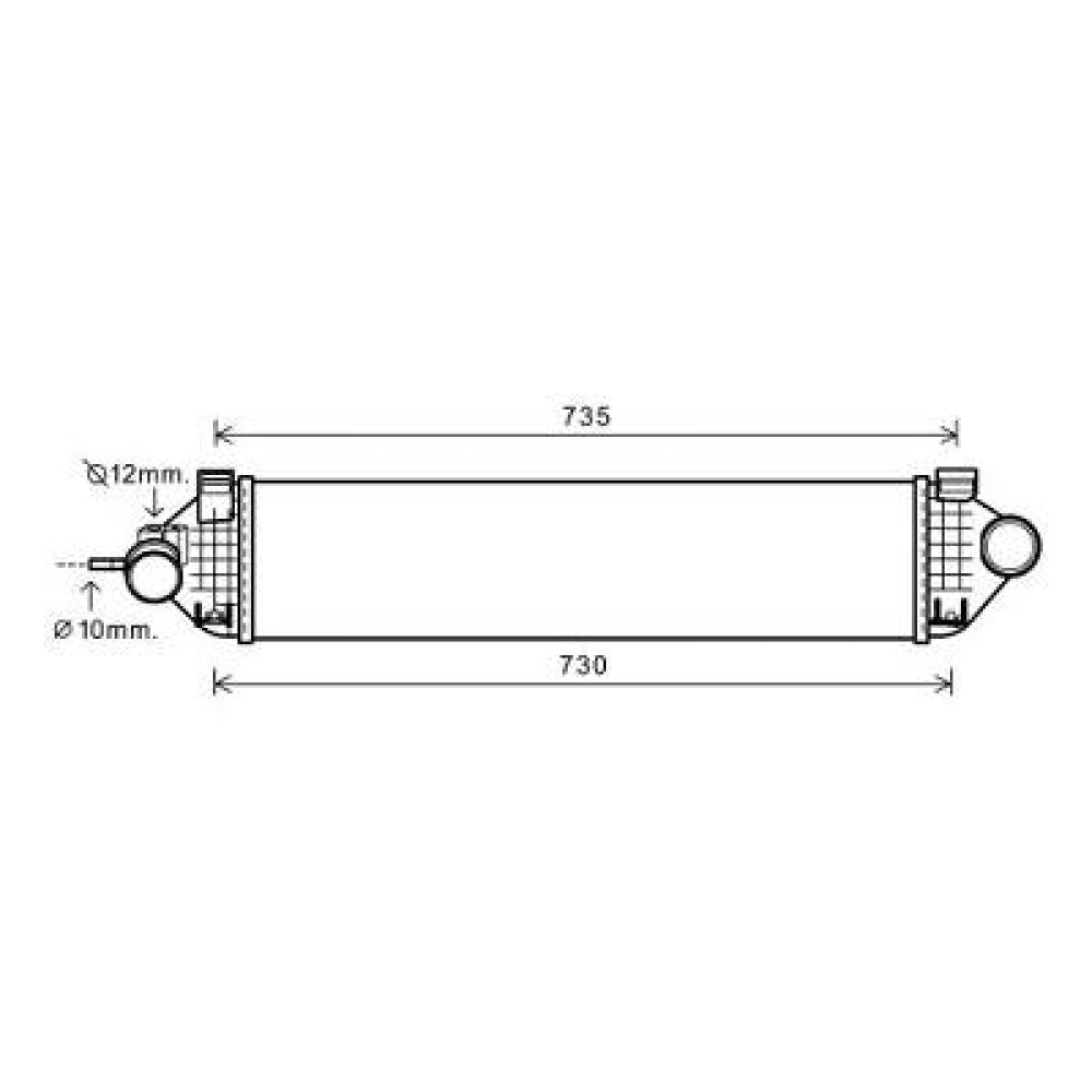 Intercooler, échangeur — Ford C-Max (2010-2015) (+1)