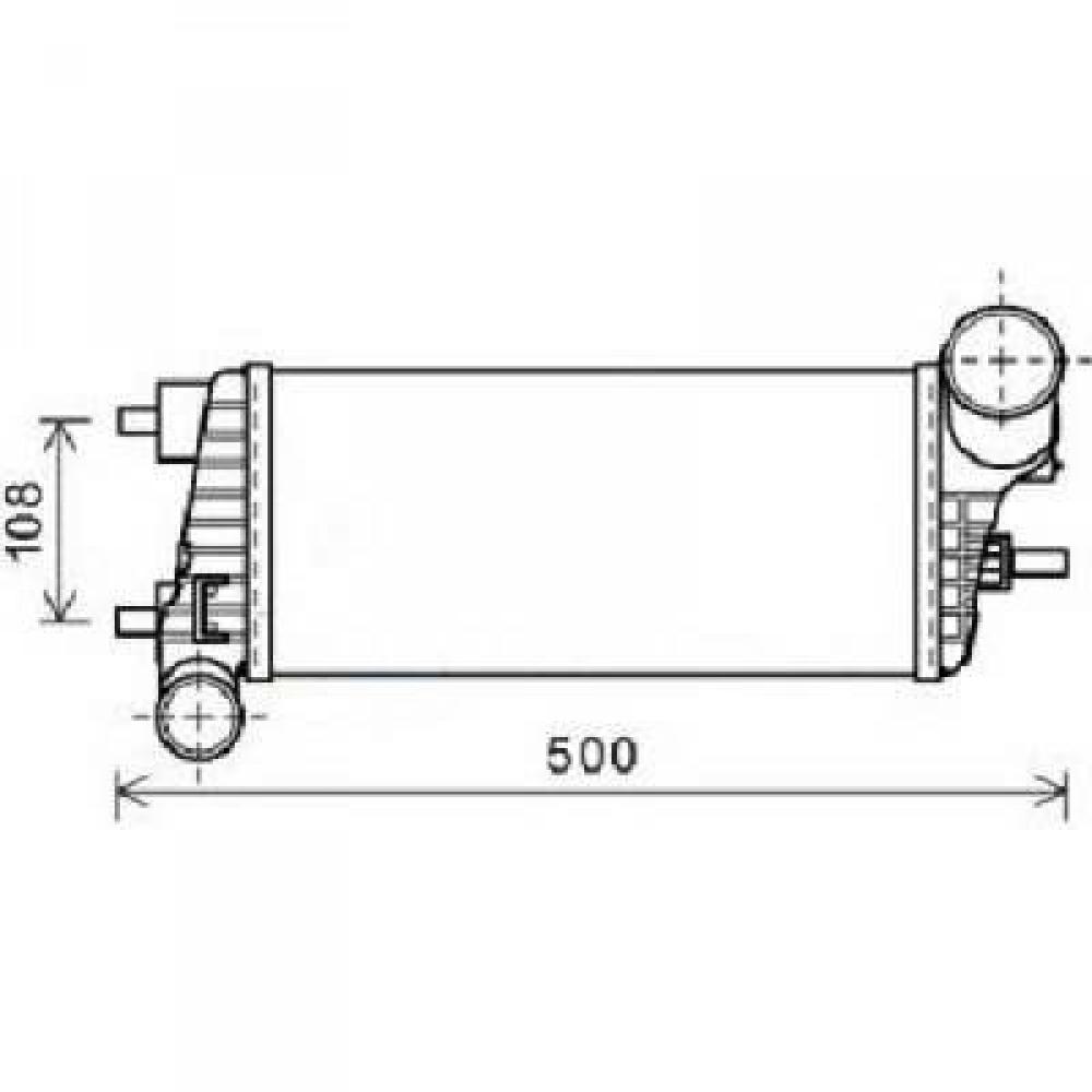 Intercooler, échangeur — Ford Focus IV Berline/Break (CB8) (2011-2014)