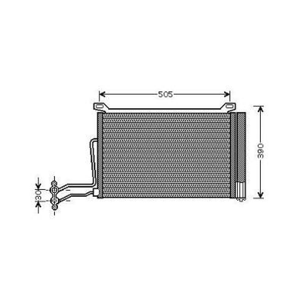 Condenseur, climatisation — BMW Mini (R50/52/53) (2001-2006)